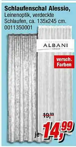 Opti Wohnwelt Schlaufenschal Alessio Angebot