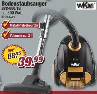 Poco WKM Bodenstaubsauger BVC-800.1G Angebot