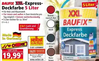 Norma Baufix XXL Express Deckfarbe 5 Liter Angebot