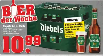 trinkgut Diebels Alt o. Dimix 20x0,5L / 24x0,33L Angebot