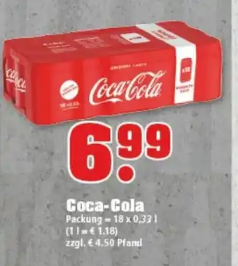 trinkgut Coca Cola 18x0,33L Angebot