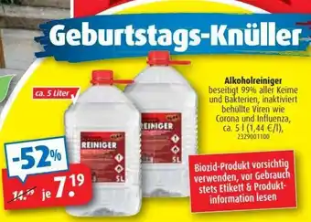 ROLLER Alkoholreiniger Angebot