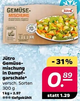 NETTO Jütro Gemüsemischung in Dampfgarschale 300 g Angebot