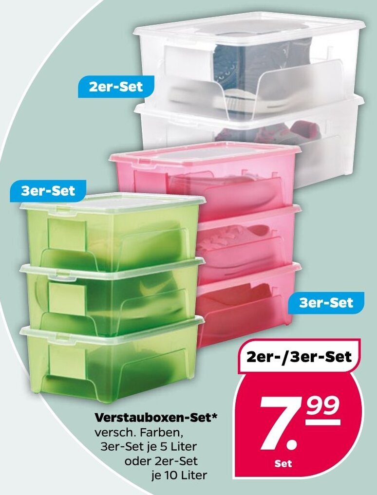 Verstauboxen Set 2er/3er Set Angebot bei Netto