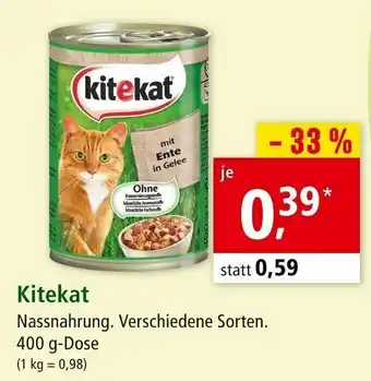 Fressnapf Kitekat Nassnahrung 400g Angebot