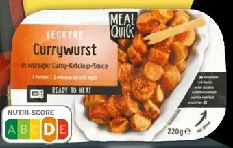 NETTO Meal Quick Currywurst in Soße 220 g Angebot