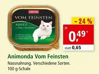 Fressnapf Animonda Vom Feinsten 100g Angebot