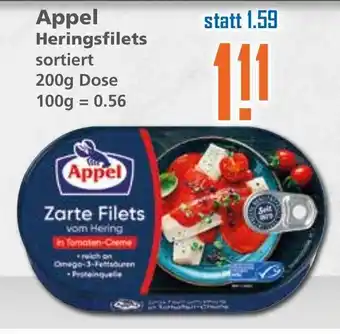 Klaas und Kock Appel Heringsfilets 200 g Dose Angebot