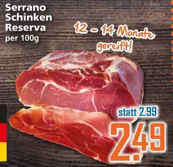 Klaas und Kock Serrano Schinken Reserva 100g Angebot