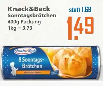 Klaas und Kock Knack & Back Sonntagsbrötchen 400g Angebot