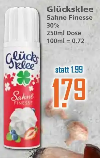 Klaas und Kock Glücksklee Sahne Finesse 30% 250ml Angebot