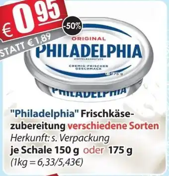 LEDO Philadelphia Frischkäsezubereitung 150 g oder 175 g Angebot