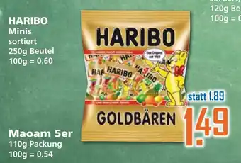 Klaas und Kock Haribo Minis 250g Beutel Angebot