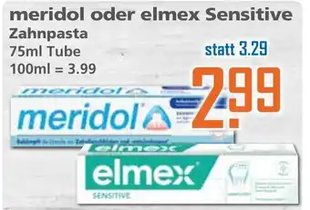 Klaas und Kock Meridol oder Elmex Sensitive Zahnpasta 75ml Angebot