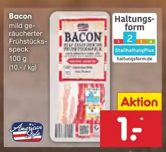 Netto Marken-Discount American Style Bacon 100g Angebot