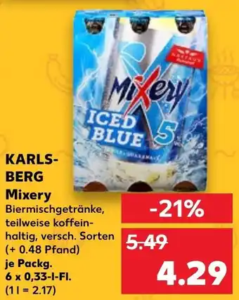 Kaufland Karlsberg Mixery Packg. 6x0,33 L-Fl. Angebot