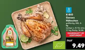 Kaufland K-Bio Ganzes Hähnchen Angebot