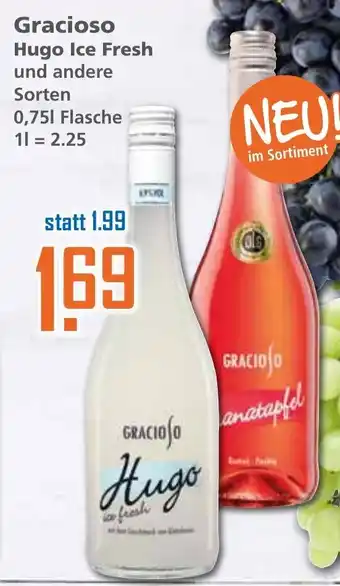 Klaas und Kock Gracioso Hugo Ice Fresh 0,75L Angebot