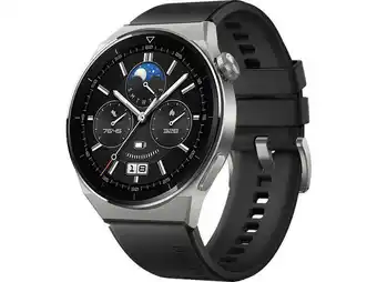 MediaMarkt Huawei watch gt 3 pro 46 mm smartwatch titanium fluoroelastomer, 140-210 mm, titanium/black Angebot