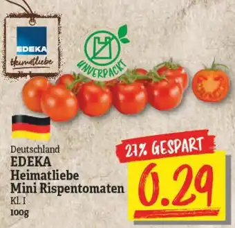 NP Discount Edeka Heimatliebe Mini Rispentomaten 100g Angebot