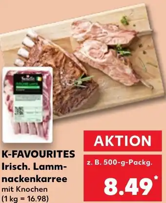 Kaufland K-Favourites Irisch. Lammnackenkarree 500 g Packg. Angebot