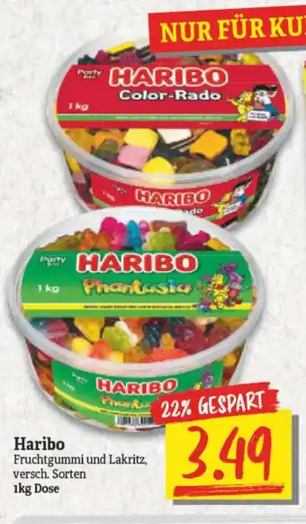 NP Discount Haribo Fruchtgummi oder Lakritz 1kg Angebot