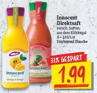 NP Discount Innocent Direktsaft 750/900ml Angebot