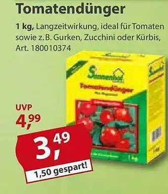 Sonderpreis Baumarkt Tomatendünger Angebot