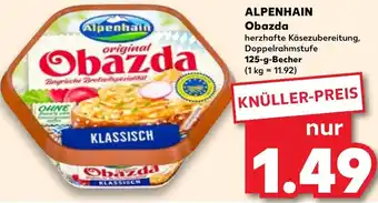 Kaufland Alpenhain Obazda 125 g Becher Angebot