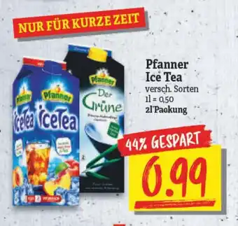 NP Discount Pfanner Ice Tea 2 L Angebot