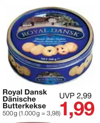 Jawoll Royal Dansk Dänische Butterkekse 500g Angebot