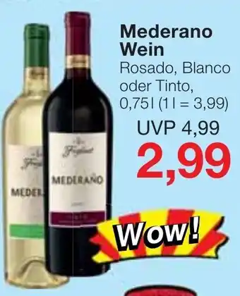 Jawoll Mederano Wein 0,75L Angebot