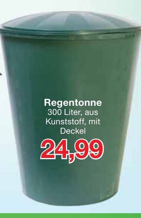 Regentonne 300L Angebot bei Jawoll
