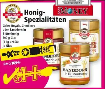 Norma Honig Spezialitäten Gelee Royale, Cranberry oder Sanddorn in Blütenhonig 500g Angebot