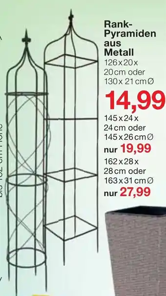 Jawoll Rank Pyramiden aus Metall Angebot