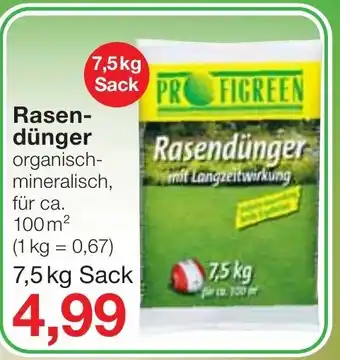 Jawoll Rasendünger 7,5kg Angebot