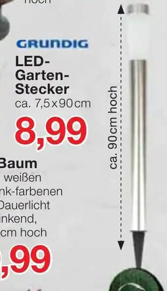 Jawoll Grundig LED Gartenstecker Angebot