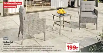 Hagebau Casaya Balkon-Set Pesara Angebot