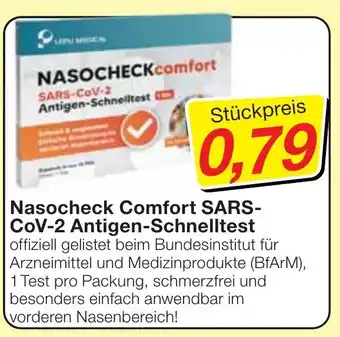 Jawoll Nasocheckcomfort Sars-CoV-2-Antigen-Schnelltest Angebot