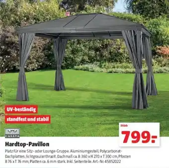 Hagebau Casaya Hardtop-Pavillon Angebot