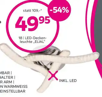 Mömax LED Deckenleuchte Elial Angebot