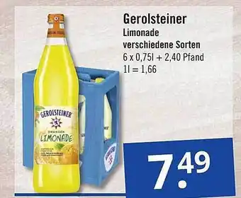 GetränkePartner Gerolsteiner limonade Angebot