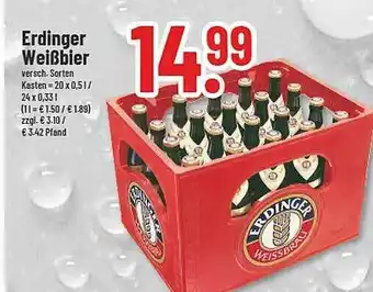 trinkgut Erdinger weißbier Angebot