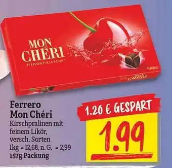 NP Discount Ferrero mon chéri Angebot