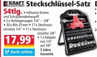 Norma Kraft Steckschlüssel Satz 54tlg. Angebot