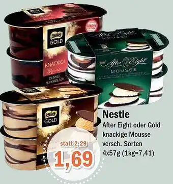 Aktiv Irma Nestle after eight oder gold knackige mousse Angebot