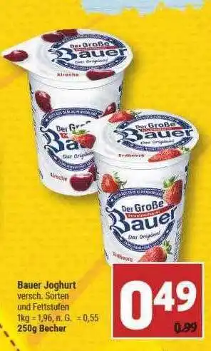 Marktkauf Bauer joghurt Angebot