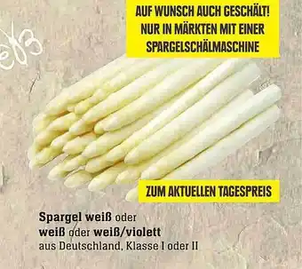 Scheck-in-Center Spargel weiß oder weiß oder weiß oder violett Angebot