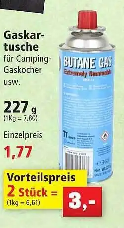 Thomas Philipps Gaskartusche butane gas Angebot