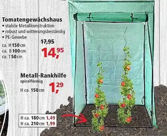 Thomas Philipps Tomatengewächshaus oder metall-rankhilfe Angebot